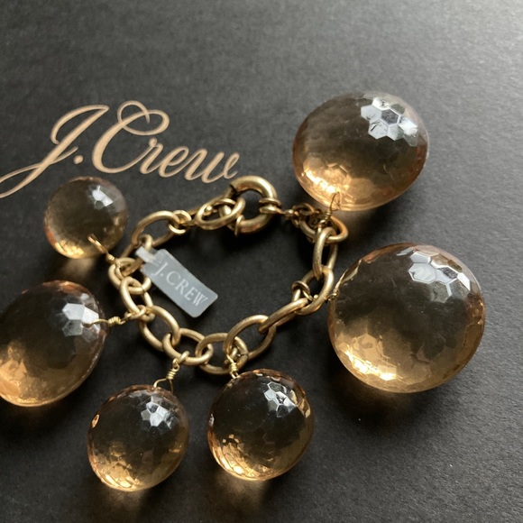 J. Crew honeycomb bubble beads bracelet - Picture 3 of 5